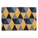 image 1 of Nicola Spring Coir Door Mat - 60 x 40cm - Geometric
