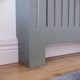 image 6 of Vida Designs Chelsea Radiator Cover Painted MDF Slatted Cabinet, Grey, 152cm