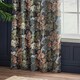 image 5 of Wylder Woodlands Floral Jacquard Navy Eyelet Curtains 168 x 183cm