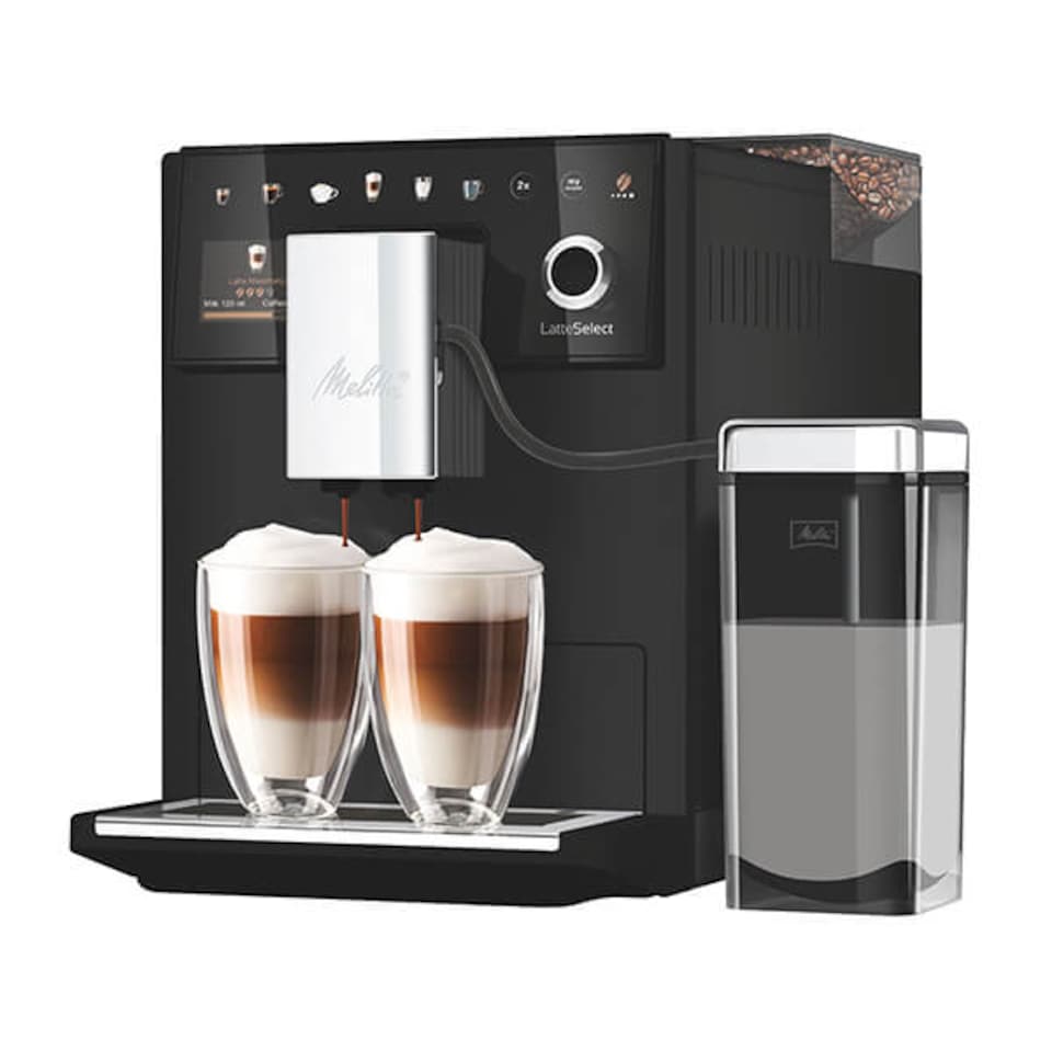 image 1 of Melitta Latte Select Frosted Black 630-212