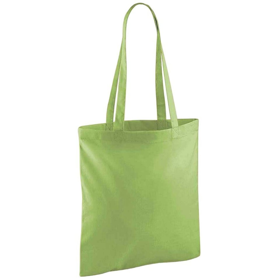 Westford Mill Bag For Life Long Handle Tote Bag - Kiwi - One Size | Green