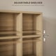 image 4 of HOMCOM DVD CD Media Storage Rack, Video Display Unit, Natural