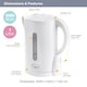 image 3 of Quest 1L Kettle - White