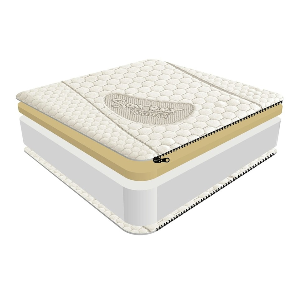 image 1 of 4ft 6" Double Memory Foam Mattress - (135cm)