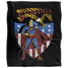 Superman Eagle Blanket - Multicoloured - One Size