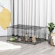 image 6 of PawHut DIY Pet Playpen Cage 22 Piece w/Door Bunny Chinchilla Hedgehog Guinea Pig