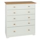 image 3 of Colorado, 5 Drawer Chest White