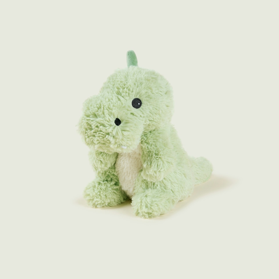 image 1 of Warmies Plush Green Baby Dinosaur LARGE