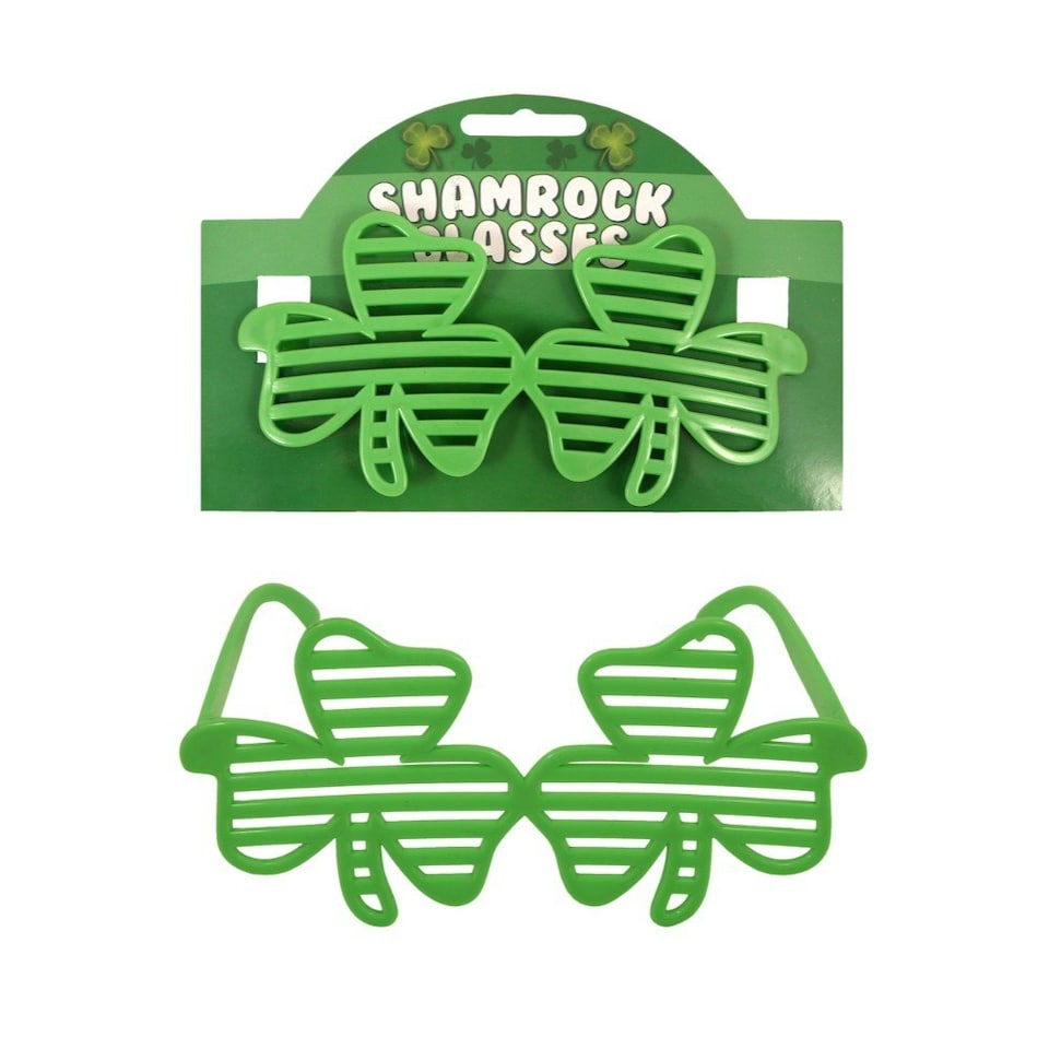 image 1 of Glasses Adult Shutter Shamrock