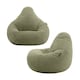 image 1 of Dalton Kids Beanbag Corduroy Sage Green Set of 2 | Green | Green | M | 2