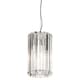 image 1 of Crystal Skye 2 Light Round Mini Ceiling Pendant Light Chrome, Crystal Glass, G9