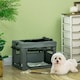 image 7 of PawHut 60cm Soft Side Pet Carrier w/ Cushion, for Miniature Dogs - Grey
