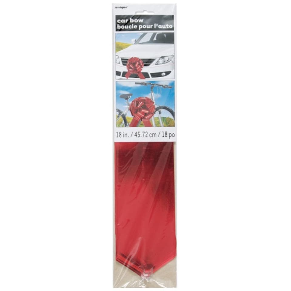 image 1 of 18" Red Giant Car Bow
