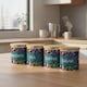 image 2 of Stained Glass Patterned Large Tea Canister