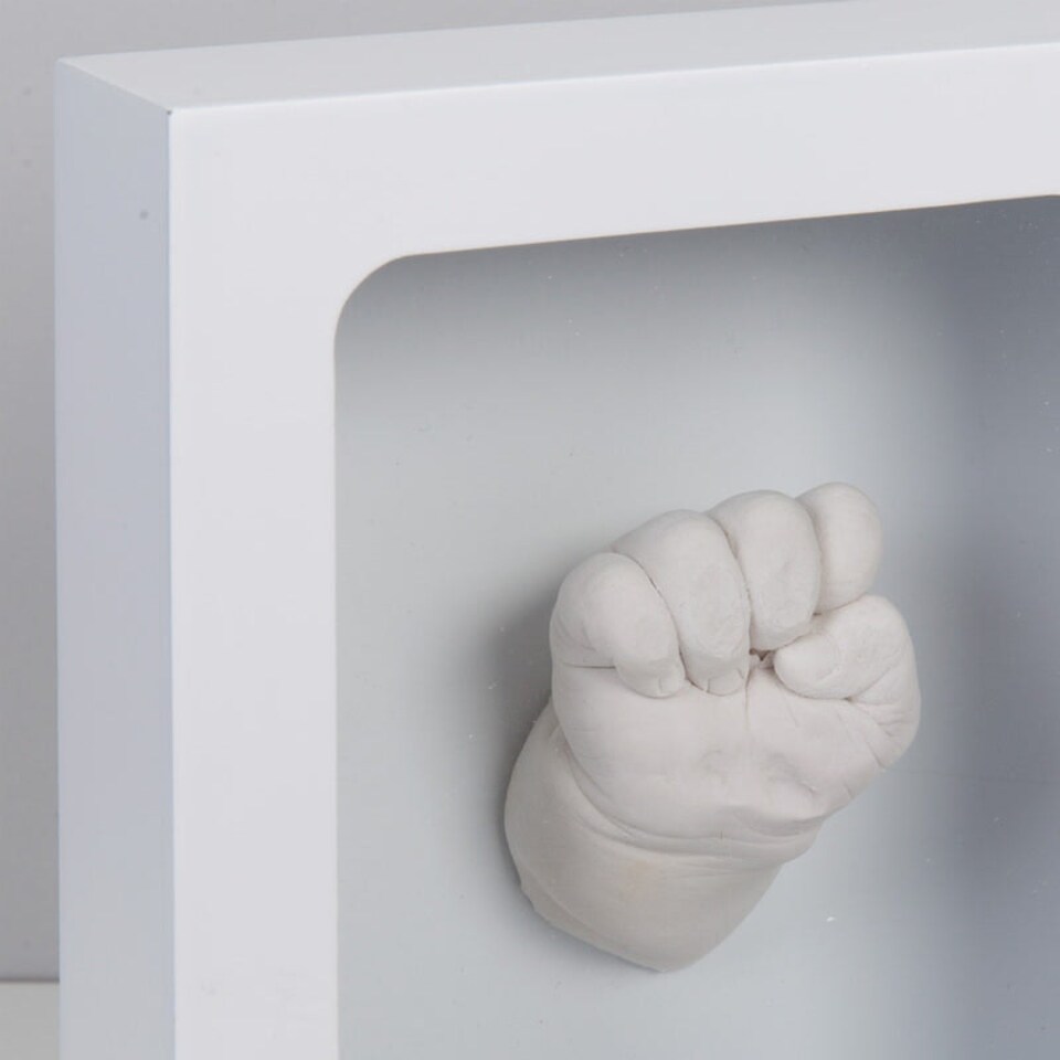 image 1 of Bambino Triple Photo Frame & Casting Kit White