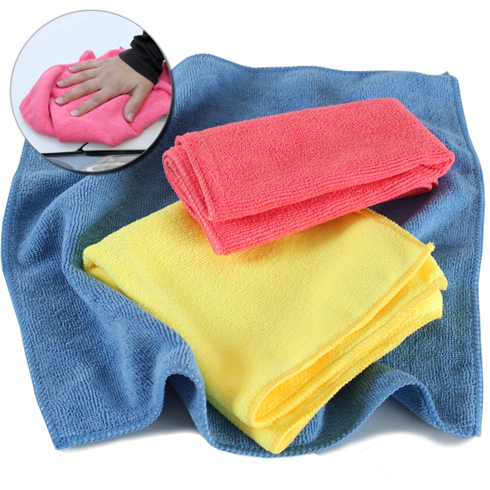image 1 of Microfibre Cloths Set of 1000 - super soft, highly absorbent, washable, 35 x 35 cm