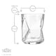 image 3 of Bormioli Rocco Cassiopea Double Whisky Glasses - 410ml - Clear - Pack of 6 | Clear | Clear