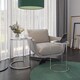 image 1 of 2 Piece Round Nesting Side Tables Set Tempered Glass Top Metal Leg Coffee Tables | Multi | Chrome Legs White Glass