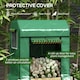 image 7 of Outsunny Wooden Raised Planter with PE Greenhouse Cover and Bed Liner