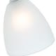 image 8 of Stylish Pair of Frosted White Glass Shades with Classic Shape for E14 and E27 | White | White | 1