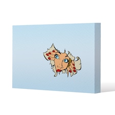 Comic cartoon pop art retro (Canvas Print) / 152 x 101 x 4cm | Multi