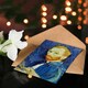 image 4 of Vincent van Gogh Art Card Self Portrait With Palette