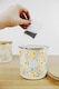 image 2 of Yellow Daisies Tea, Coffee & Sugar Large Kitchen Canisters - Set of 3