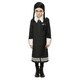 image 1 of The Addams Family Girls Wednesday Addams Costume Set - Black - 7-9 Years