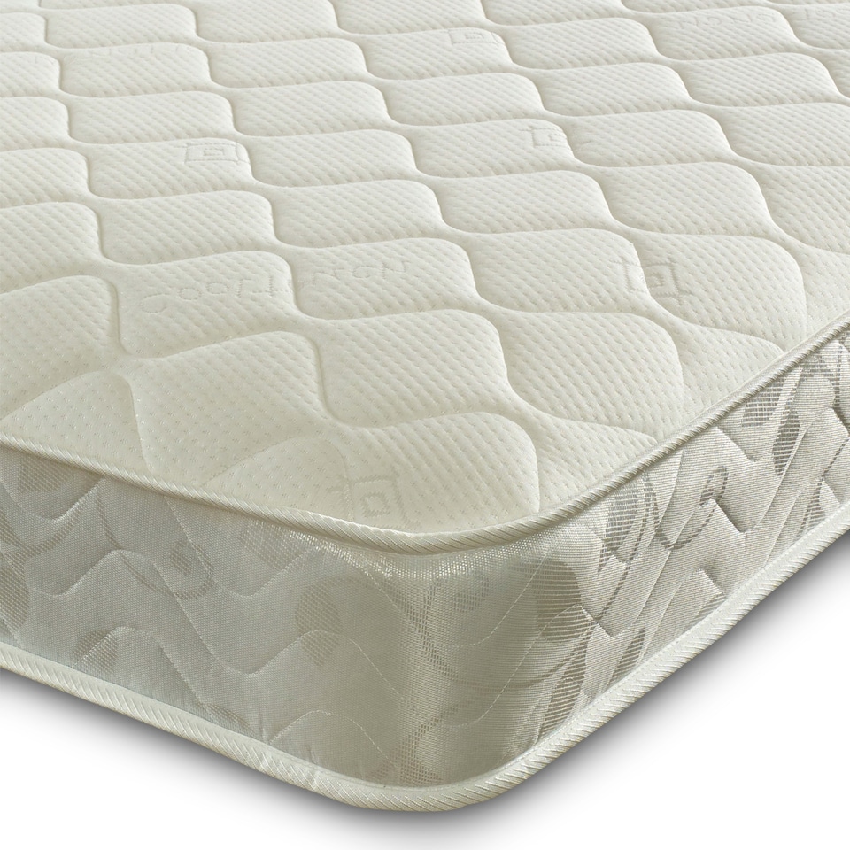 image 1 of Orthopaedic Firm Support Foam Mattress - 14cm Deep, Cooltouch Plus | White | Small Double