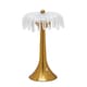 image 1 of Hestia Crystal USB LED Touch Table Lamp with Bronze Base & Trim