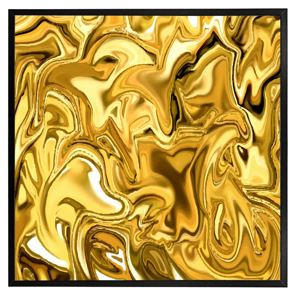 image 1 of Golden liquid (Picture Frame) Grey | L