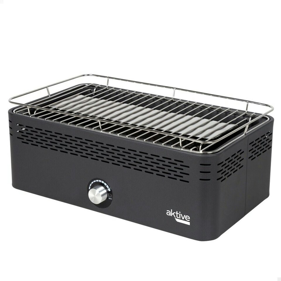 image 1 of Portable Smokeless Charcoal Barbecue Aktive Stainless steel Iron 45 x 19 x 28 cm