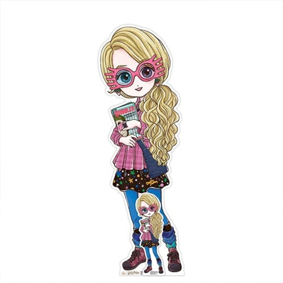 Cute Luna Lovegood Animated Harry Potter Star Mini Cardboard Cutout 92cm