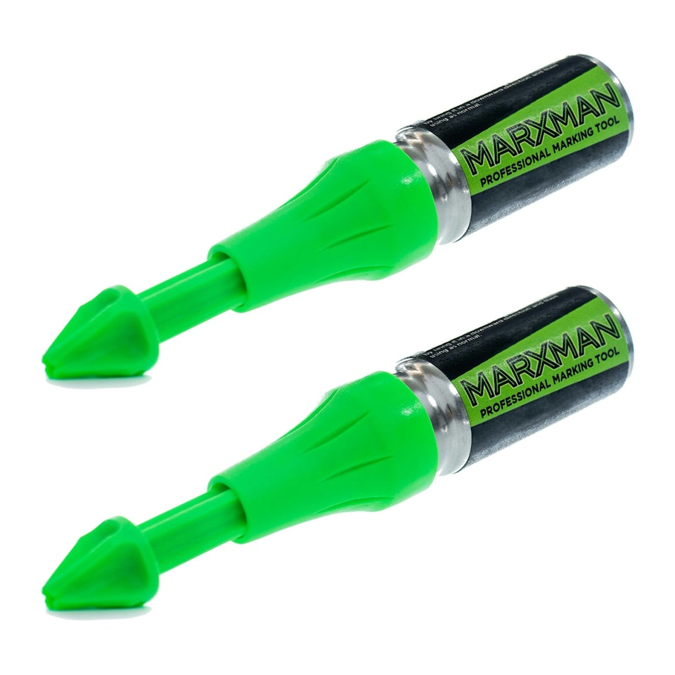 image 1 of Twin pack Marxman chalk NON-Permanent DIY Marking tool pen