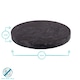 image 4 of Argon Tableware 12pc Marble Placemats & Round Coasters Set - Black | Black | Black