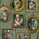 image 1 of Holden Décor Regal Beasts Wallpaper - Sage Green/Multicoloured - 10m x 53cm Green
