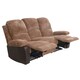 image 1 of Jumbo Cord 3 Seat Reclining Sofa In Brown