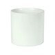 image 1 of Matte White Ceramic Indoor Plant Pot, Cachepot - H17 x W17.5cm White