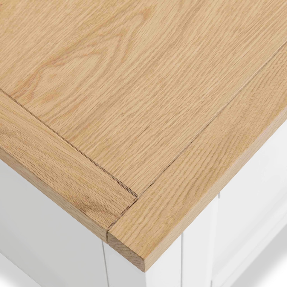 image 1 of Farro White 90cm Small TV Unit - Fully Assembled - By Roseland Furniture
