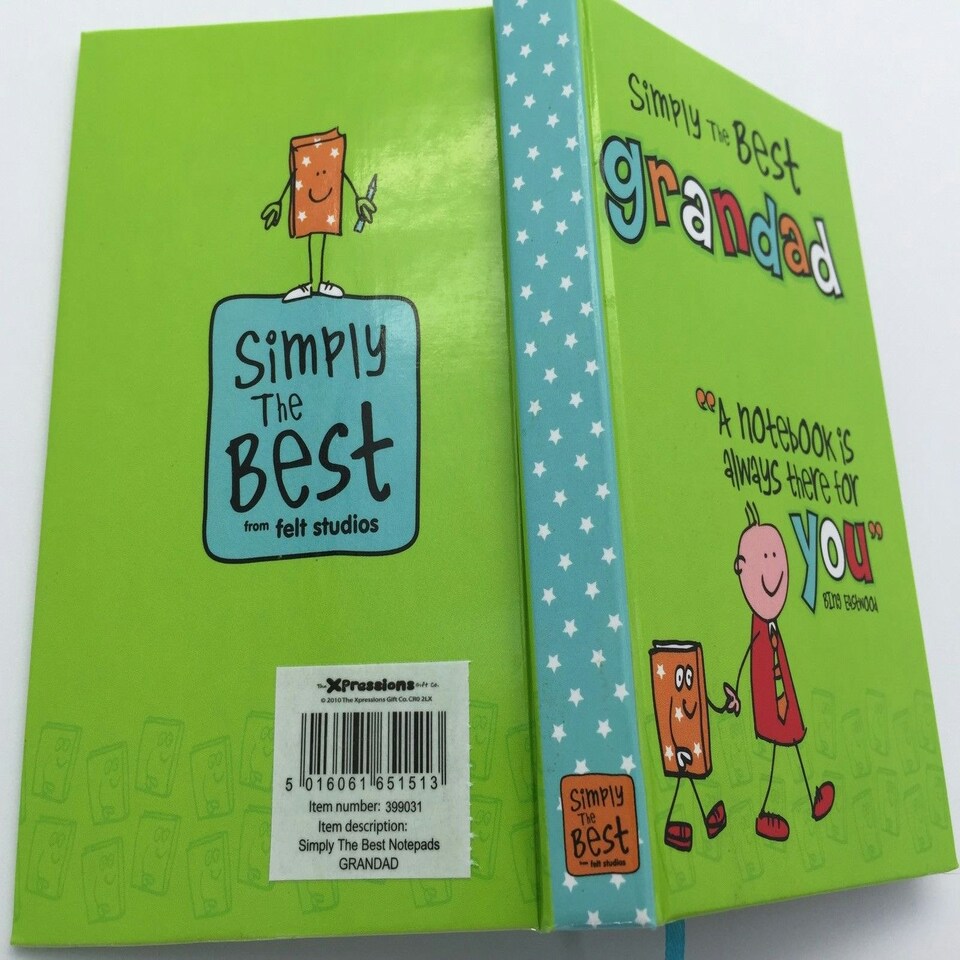 image 1 of Simply The Best Grandad A7 Notebook