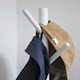image 7 of Harbour Housewares Free-Standing Wooden Coat Rack - White | White | White | One Size
