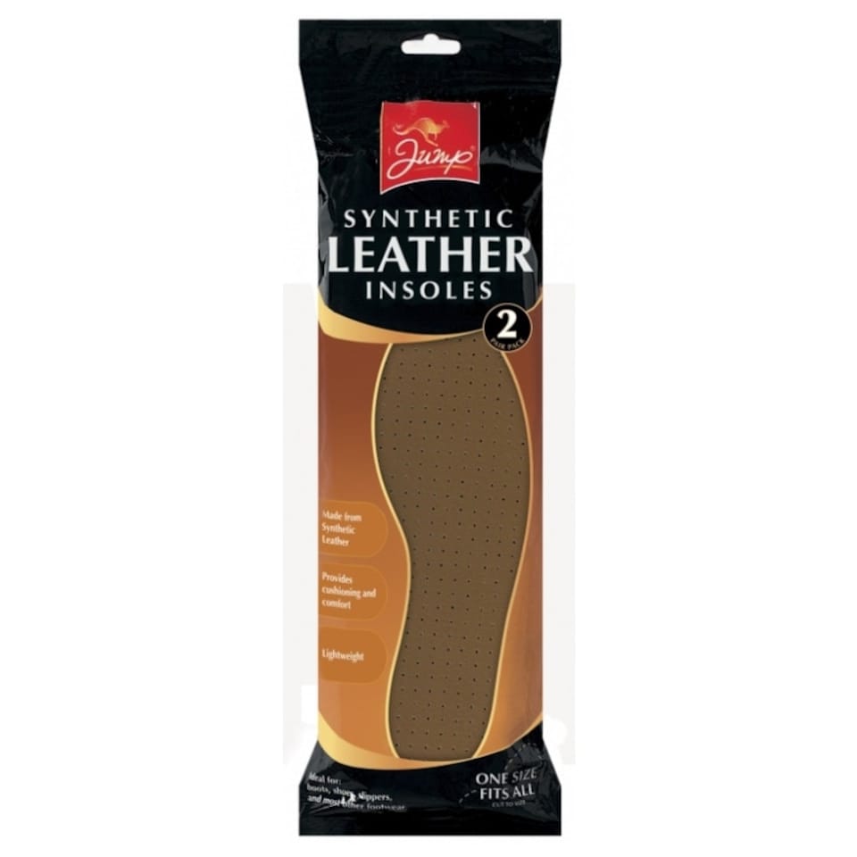 image 1 of 2 Pack Synthetic Leather Insoles