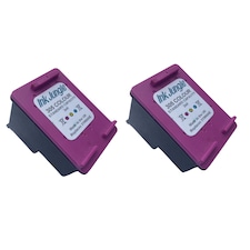 2x Ink Jungle 305 Colour Refilled Ink Cartridges - Replaces HP 305 Colour