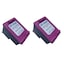 2x HP 305 Colour Refilled Ink Cartridges - Selected
