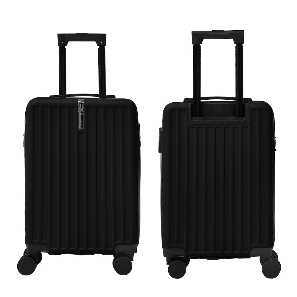 image 1 of Ezy Flo 20 Inch Cabin Hard Shell Suitcase Carry On Spinner Travel Luggage with Hook