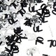 image 4 of 2 x 14g 70th Black Happy Birthday Confetti