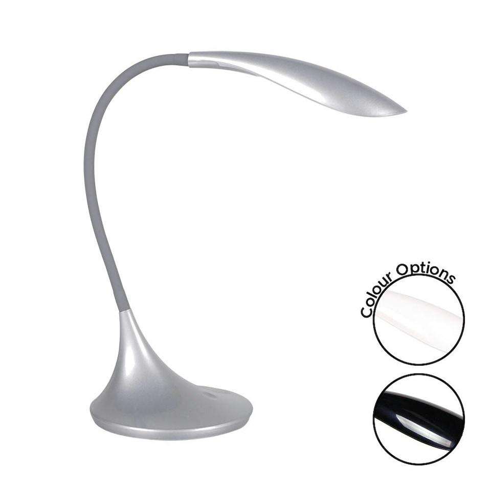 image 1 of Lifemax Daylight LED Desk Light for Reading, Crafting & Hobby Work Silver