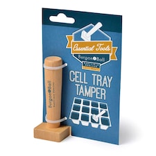 Marshalls Garden Cell Tamper 3.5cm FSC Beech Wood | Brown | 3.5cm square