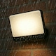 image 4 of CGC PARRY 50W LED Floodlight Black Body with Full Front White Opal Diffuser 4500lm 4000k Black