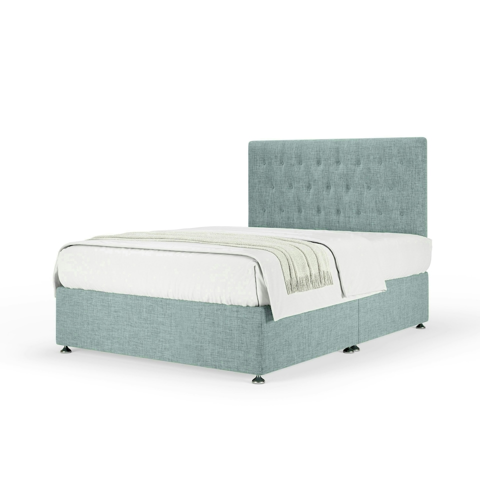 image 1 of Neptune Spring Duckegg Linen Divan Set And Lona Headboard Super King